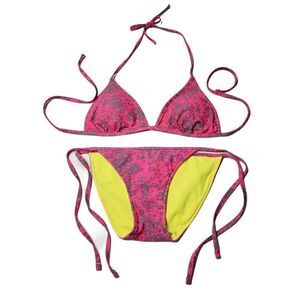 Triangle Bikini Set Sz M RN#75869